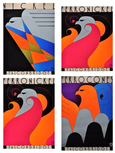 Lot 196 - Theo Dimson POSTERS FOR FALCON BRIDGE:...