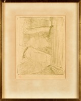 Lot 201 - Henri Toulouse-Lautrec ''YEVETTE GUILBERT...