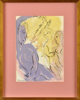 Lot 202 - Marc Chagall ''ANGE DU PARADIS (ANGEL OF...