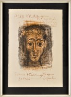 Lot 204 - Pablo Picasso POSTER FOR AN EXHIBITION AT THE...
