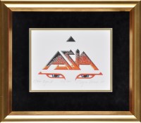 Lot 209 - Roger Dean ''ASIA EYES II'' signed, inscribed...