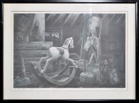 Lot 230 - Tony Peart ''THE DARK HORSE'' signed;...