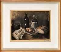 Lot 246 - Maurice de Vlaminck ''NATURE MORTE'' signed in...