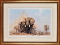 Lot 249 - After David Shepherd ''ELEPHANTS IN THE TSAVO...