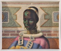 Lot 251 - After Valdimer Tretchikoff ''LADY OF NDEBELE''...