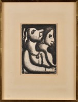 Lot 258 - Georges Rouault ''LES DEUX MATRONES (TWO WOMEN...