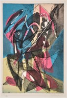 Lot 269 - Stanley William Hayter CBE ''COMBAT'' signed,...