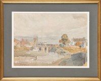 Lot 280 - Karl Hagerdon ''TOWNSCAPE'' signed and dated...