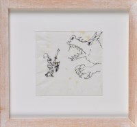 Lot 281 - Bill Viola ''ST. GEORGE AND THE DRAGON'' pen...