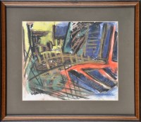 Lot 285 - Sajitha R*** Shankar ABSTRACTED LANDSCAPE...