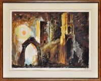 Lot 322 - John Piper ''WYMONDHAM, NORFOLK'' signed in...