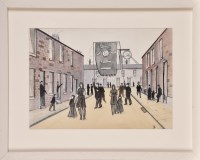 Lot 326 - John Gaffney ''OFF TO DURHAM'' - MINERS WITH A...