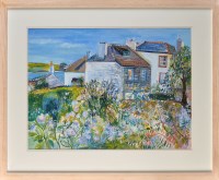 Lot 338 - Lucy Fielden (20th Century) ''VIEW FROM GARDEN'...