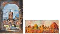 Lot 377 - Antoni Sulek IMPRESSIONISTIC LANDSCAPE OF...