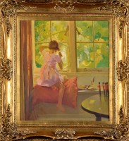 Lot 411 - Frank Gascoigne Heath A SMALL GIRL IN A...