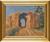 Lot 456 - Reg Jordan ''THE ROAD THROUGH THE RUINED...