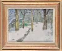 Lot 461 - Gordon Bryce, RSA, RSW ''WOODLAND, DECEMBER''...