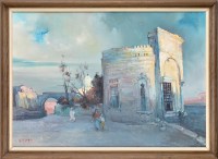 Lot 468 - Hosni El-Banani A NORTH AFRICAN RUIN WITH A...