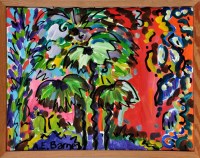 Lot 478 - A*** E*** Barnes ''TROPICAL LANDSCAPE'' signed...