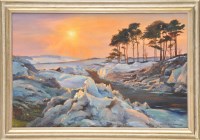 Lot 480 - Alan Bengall Charlton SUNSET LANDSCAPES -...