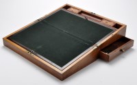 Lot 961 - An early 19th Century mahogany writing box,...