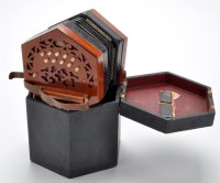 Lot 963 - An English concertina by Lachenal & Co.,...