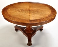 Lot 1049 - An early Victorian circular mahogany...