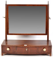 Lot 1078 - An early 19th Century mahogany toilet mirror,...