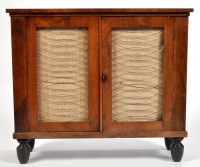 Lot 1108 - A 19th Century rosewood chiffonier, the...