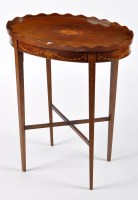 Lot 1122 - An Edwardian inlaid mahogany occasional table,...