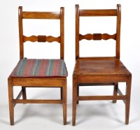 Lot 1127 - A set of six late Georgian mahogany and beech...