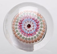 Lot 57 - Millefiori glass paperweight attributed to...