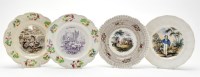 Lot 86 - Four pearlware dishes of North East interest:...