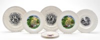 Lot 88 - Six pearlware dishes of North East interest,...