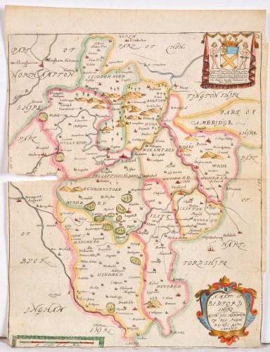 Lot 355 - Robert Morden (c. 1650-1703) MAP OF...