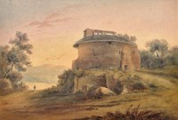 Lot 487 - John Varley (1778-1843) ''THE MAUSOLEUM,...