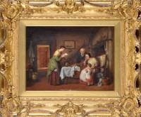 Lot 530 - George Smith (1829-1901) ''NEWS FROM ABROAD'' -...
