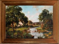 Lot 549 - John Falconar Slater (1857-1937) A RIVER...