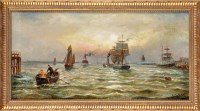 Lot 586 - Bernard Benedict Hemy (1845-1913) SHIPPING ON...