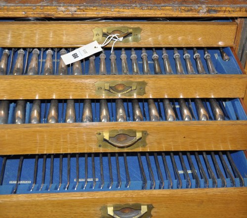 Lot 604 - An EPNS flatware and cutlery service for...