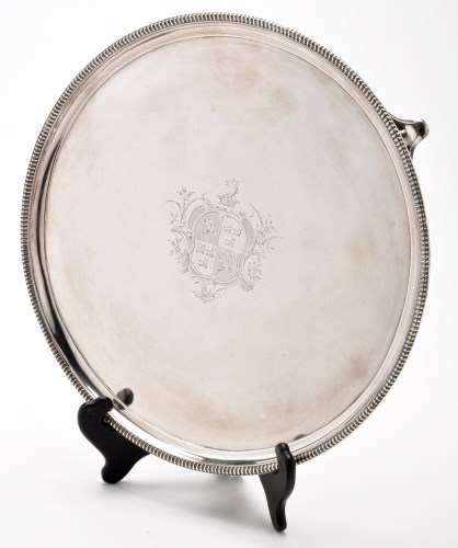 Lot 641 - A George III salver, by Peter and Ann Bateman,...