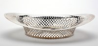 Lot 645 - A George V bread dish, by Stuart Dawson & Co....