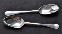 Lot 684 - A Queen Anne Britannia standard tablespoon, by...