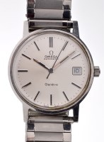 Lot 743 - Omega Automatic: a gentleman's steel...