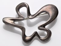 Lot 890 - Georg Jensen, Denmark: a silver brooch, 321, c....