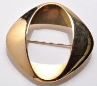 Lot 894 - Georg Jensen, Denmark: an 18ct. yellow gold...