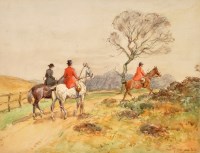 Lot 101A - John Atkinson (1863-1924) ''HOLD BACK AND LET...