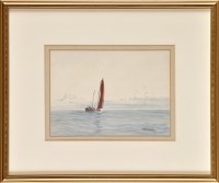 Lot 137 - **** Gaffroy (20th Century) ''AFLOAT ON A CALM...
