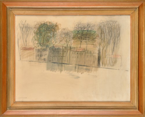Lot 219 - Georges Annenkoff (Russian 1889-1974) ''RIVERE'...