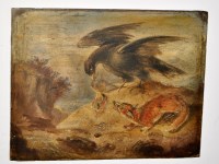 Lot 276 - Francis Colcroft Turner AN EAGLE AND A FOX...